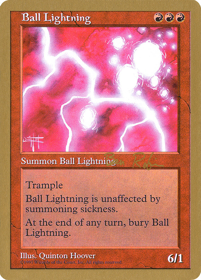 Ball Lightning (Ben Rubin) [World Championship Decks 1998] | Game Haven TX