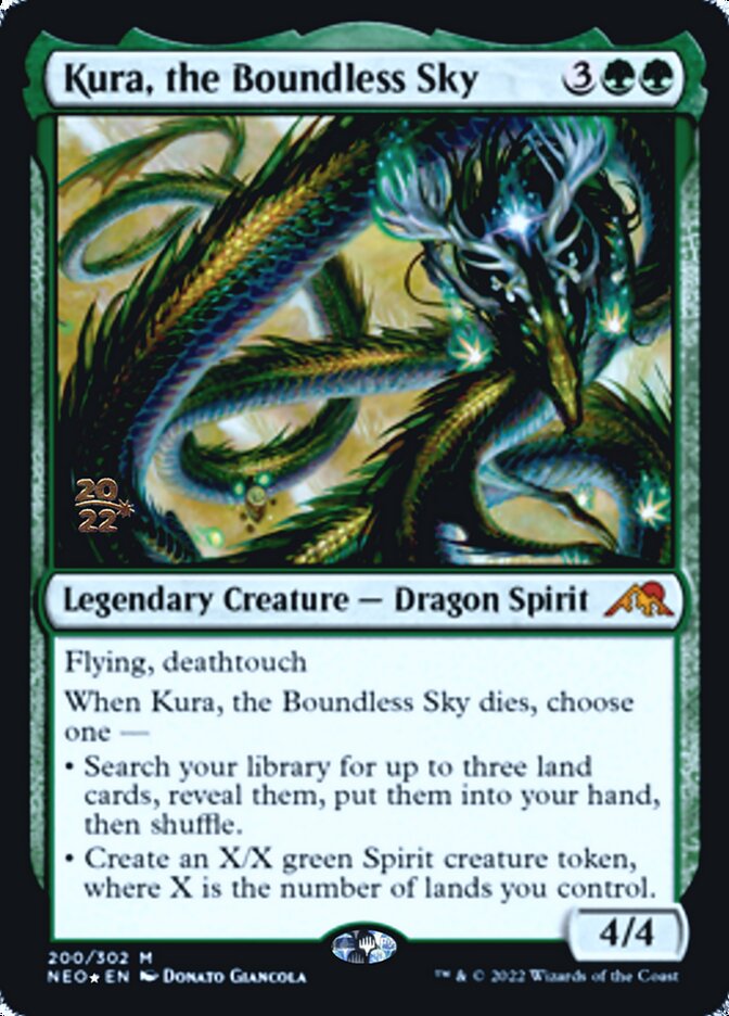 Kura, the Boundless Sky [Kamigawa: Neon Dynasty Prerelease Promos] | Game Haven TX
