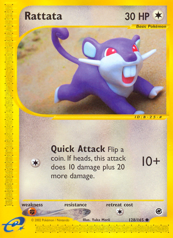 Rattata (128/165) [Expedition: Base Set] | Game Haven TX