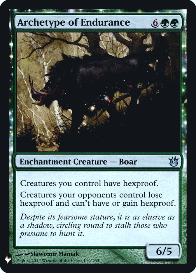 Archetype of Endurance [Mystery Booster] | Game Haven TX