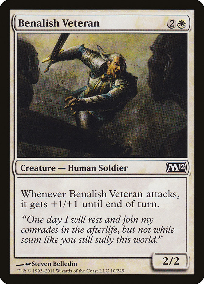 Benalish Veteran [Magic 2012] | Game Haven TX