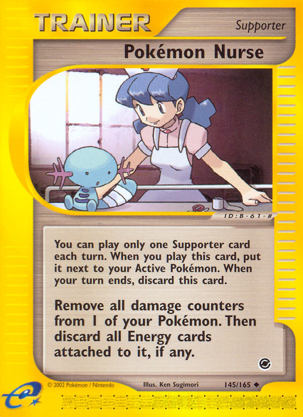 Pokemon Nurse (145/165) [Expedition: Base Set] | Game Haven TX