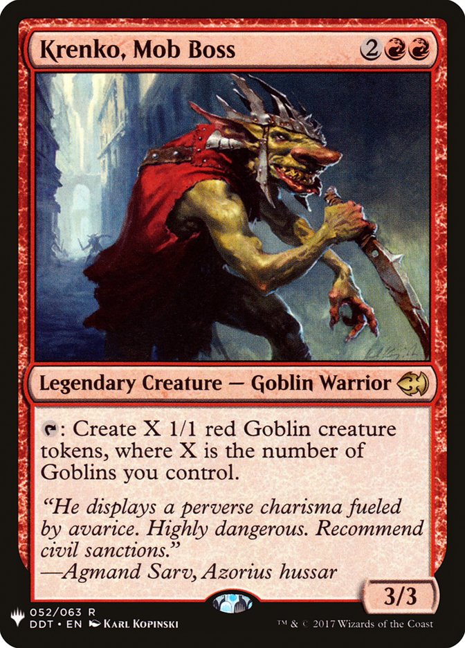 Krenko, Mob Boss [Mystery Booster] | Game Haven TX