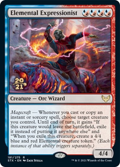 Elemental Expressionist (Prerelease) [Strixhaven: School of Mages Prerelease Promos] | Game Haven TX