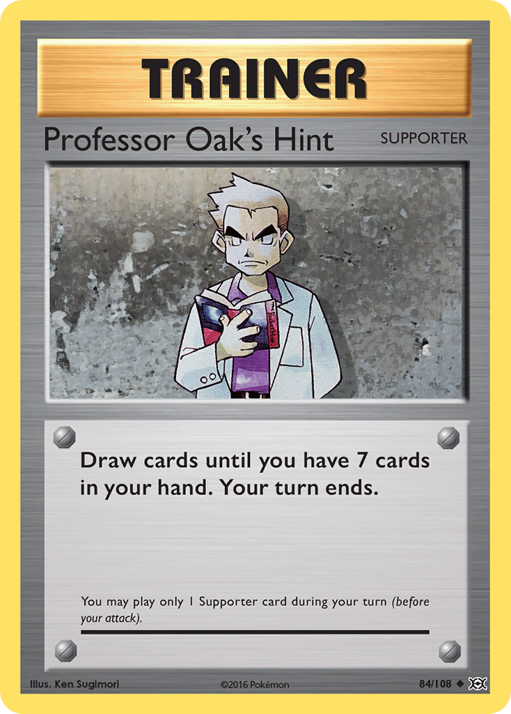 Professor Oak's Hint (84/108) [XY: Evolutions] | Game Haven TX