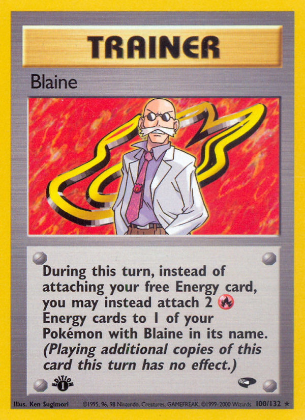 Blaine (100/132) [Gym Challenge 1st Edition] | Game Haven TX