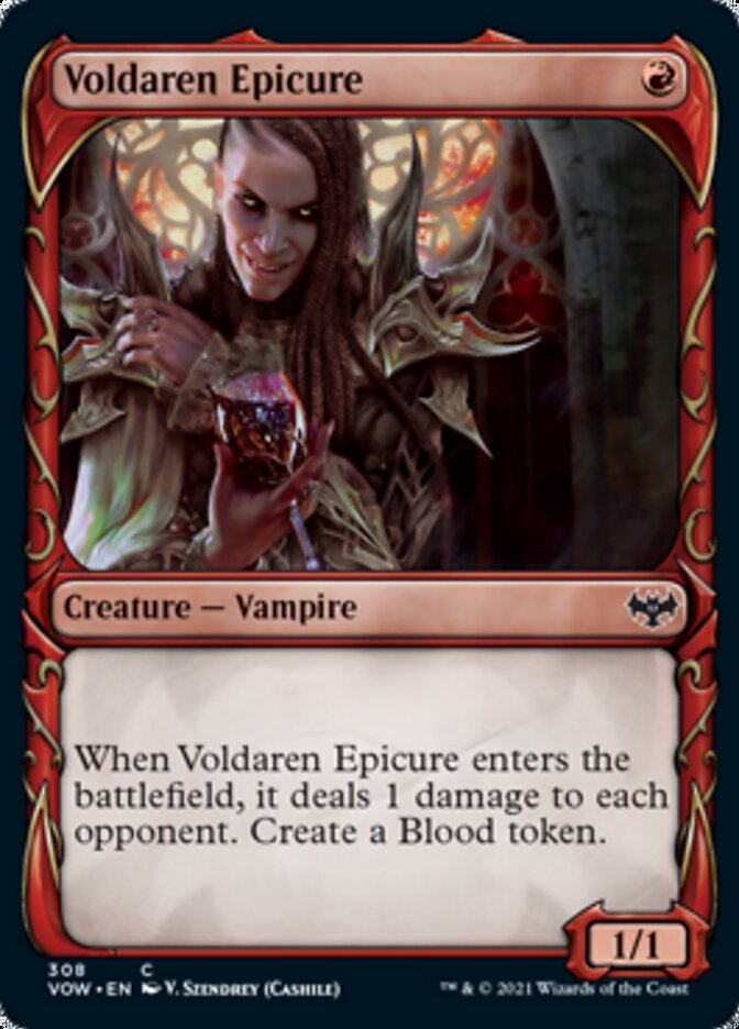 Voldaren Epicure (Showcase Fang Frame) [Innistrad: Crimson Vow] | Game Haven TX