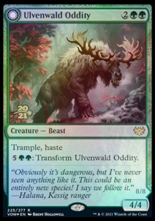 Ulvenwald Oddity // Ulvenwald Behemoth [Innistrad: Crimson Vow Prerelease Promos] | Game Haven TX
