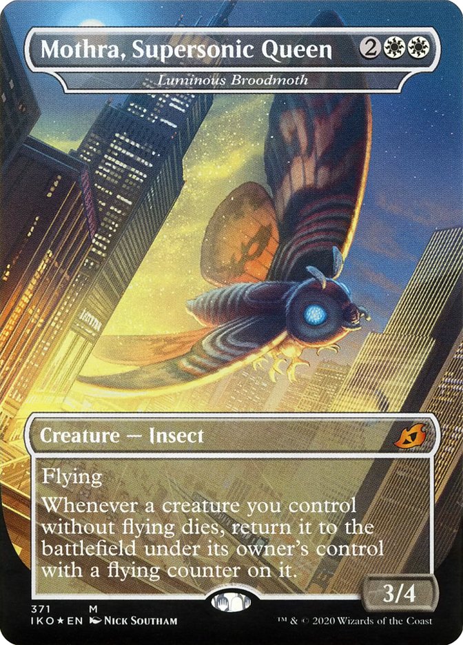 Luminous Broodmoth - Mothra, Supersonic Queen (Godzilla Series) [Ikoria: Lair of Behemoths] | Game Haven TX