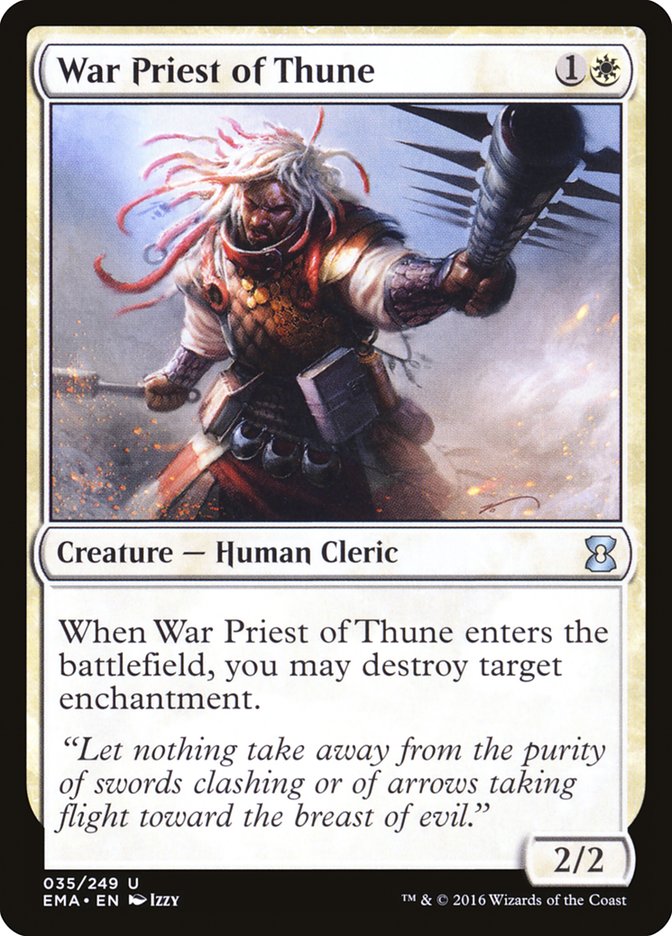 War Priest of Thune [Eternal Masters] | Game Haven TX