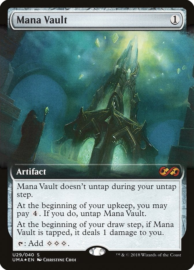 Mana Vault [Ultimate Box Topper] | Game Haven TX