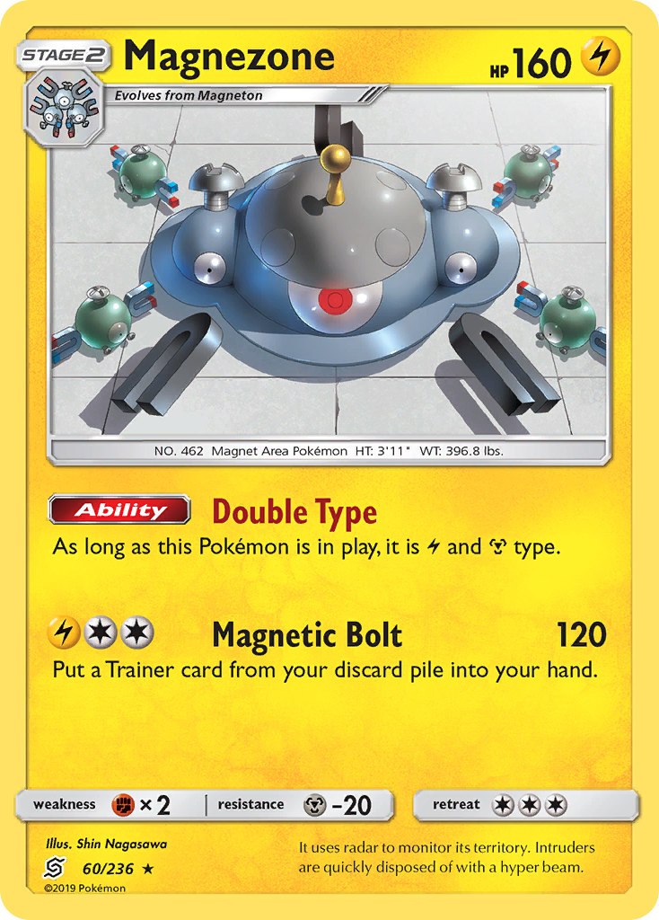 Magnezone (60/236) [Sun & Moon: Unified Minds] | Game Haven TX