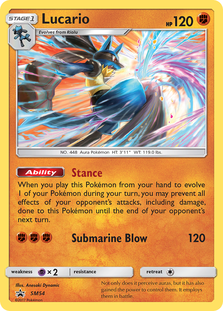 Lucario (SM54) [Sun & Moon: Black Star Promos] | Game Haven TX