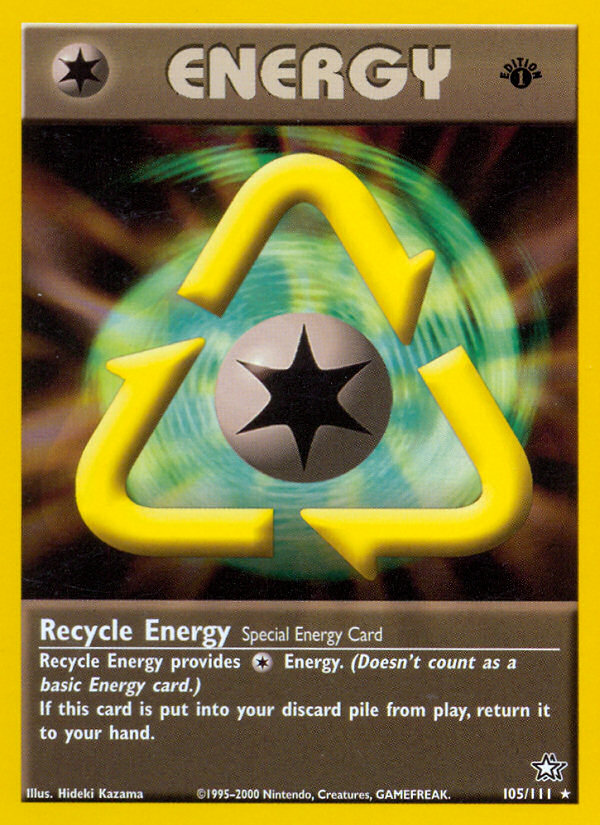 Recycle Energy (105/111) [Neo Genesis 1st Edition] | Game Haven TX