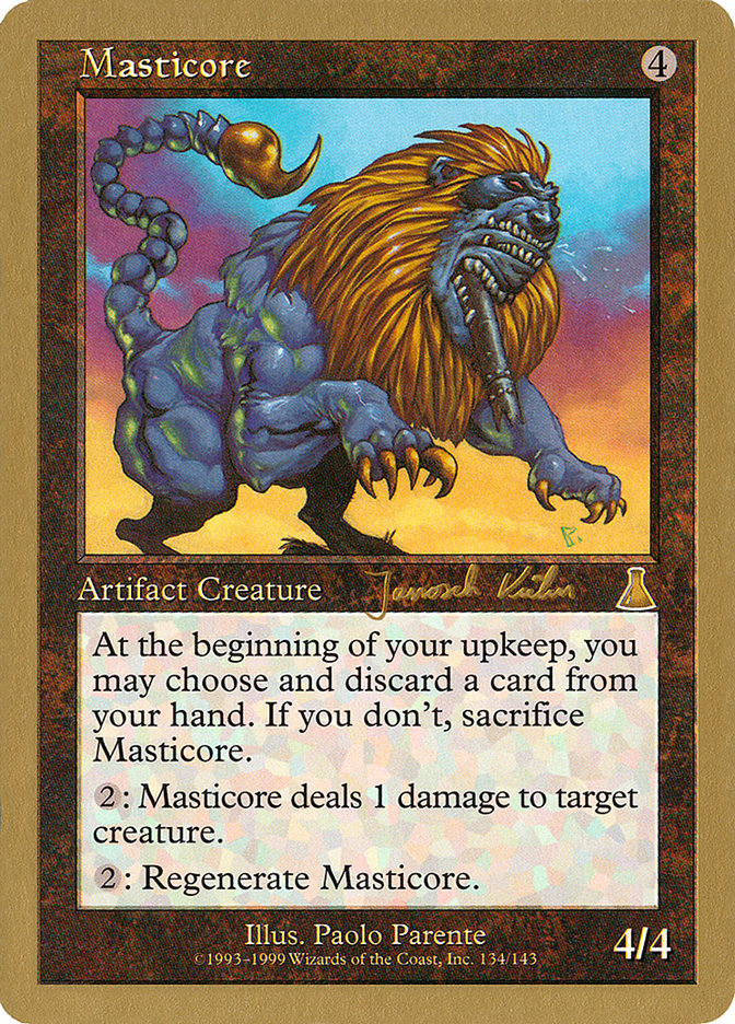 Masticore (Janosch Kuhn) [World Championship Decks 2000] | Game Haven TX
