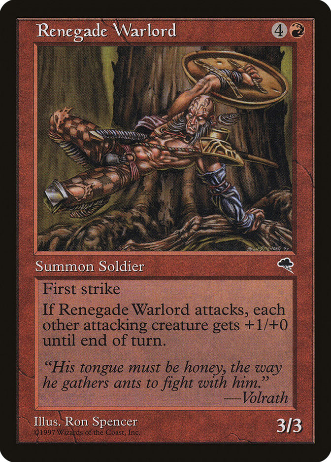 Renegade Warlord [Tempest] | Game Haven TX