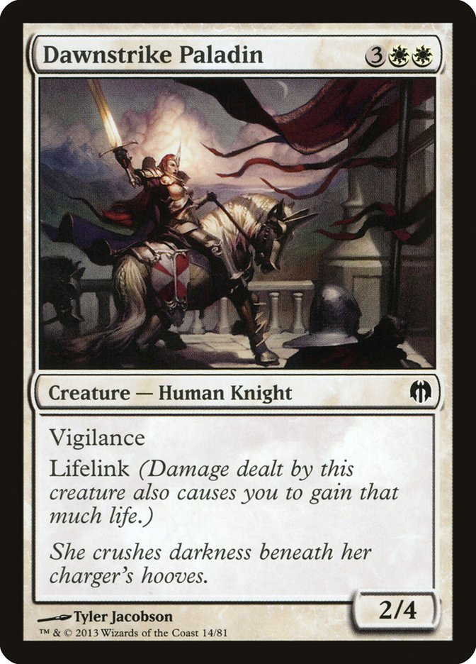 Dawnstrike Paladin [Duel Decks: Heroes vs. Monsters] | Game Haven TX
