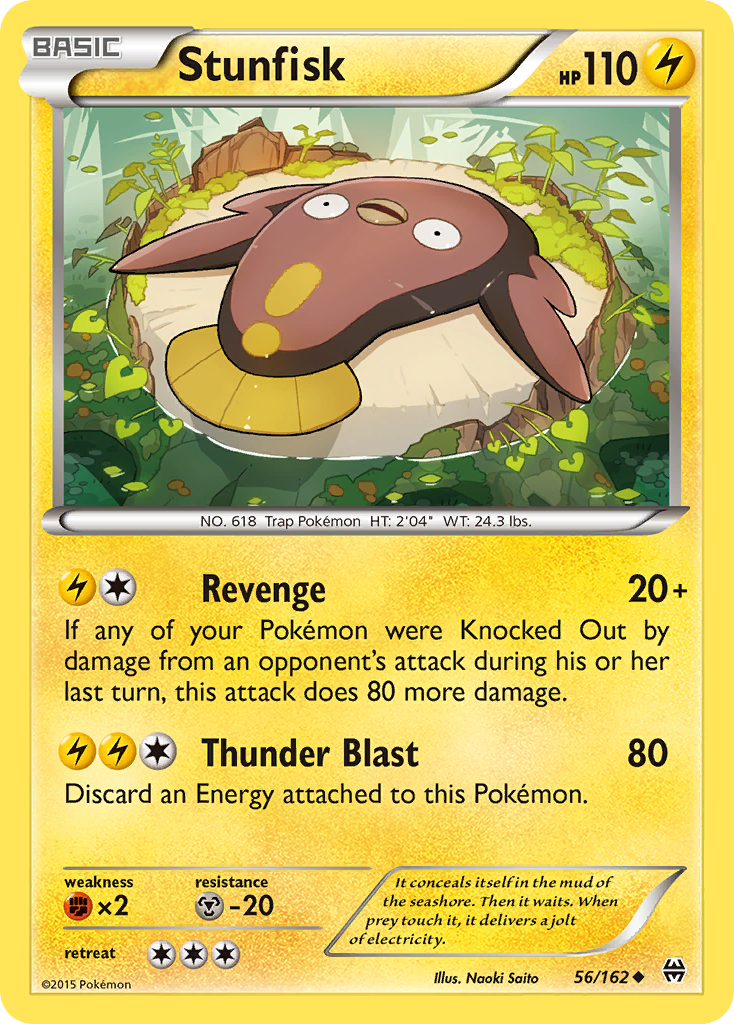 Stunfisk (56/162) [XY: BREAKthrough] | Game Haven TX
