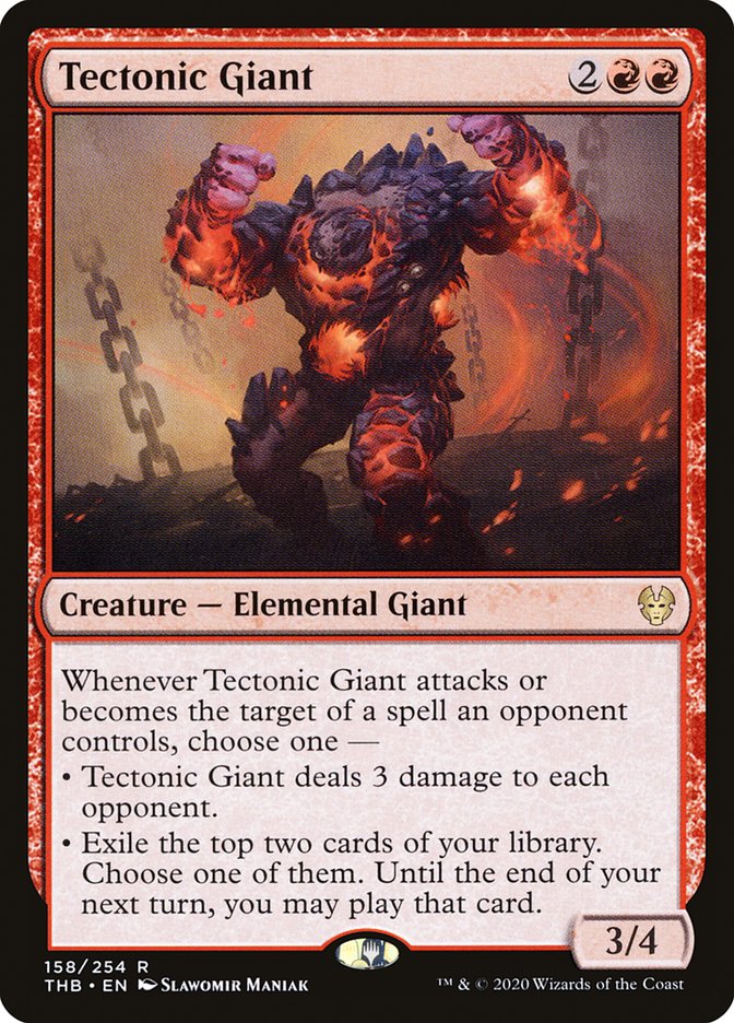 Tectonic Giant [Theros Beyond Death] | Game Haven TX