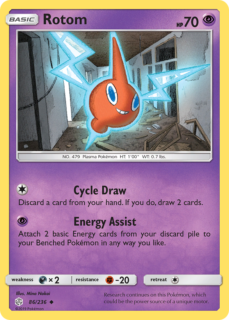 Rotom (86/236) [Sun & Moon: Cosmic Eclipse] | Game Haven TX