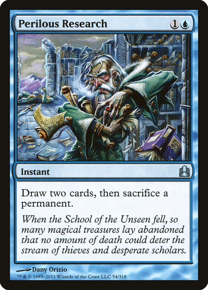 Perilous Research [Commander 2011] | Game Haven TX