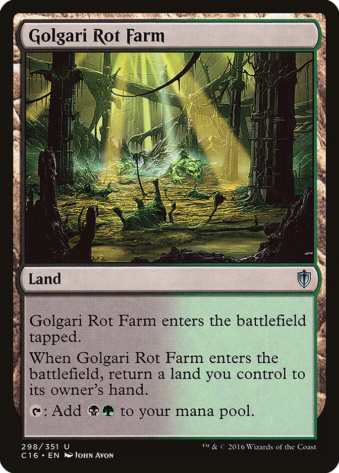 Golgari Rot Farm [Commander 2016] | Game Haven TX