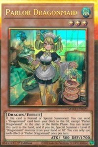 Parlor Dragonmaid [MAGO-EN023] Gold Rare | Game Haven TX