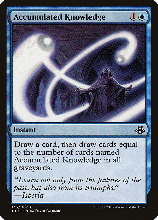 Accumulated Knowledge [Duel Decks: Elspeth vs. Kiora] | Game Haven TX
