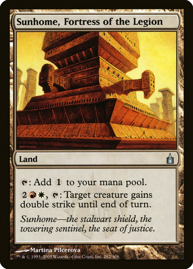 Sunhome, Fortress of the Legion [Ravnica: City of Guilds] | Game Haven TX
