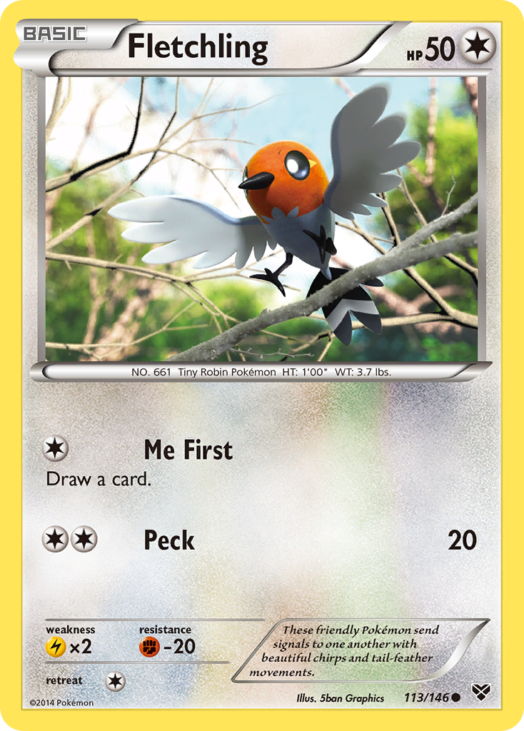 Fletchling (113/146) [XY: Base Set] | Game Haven TX