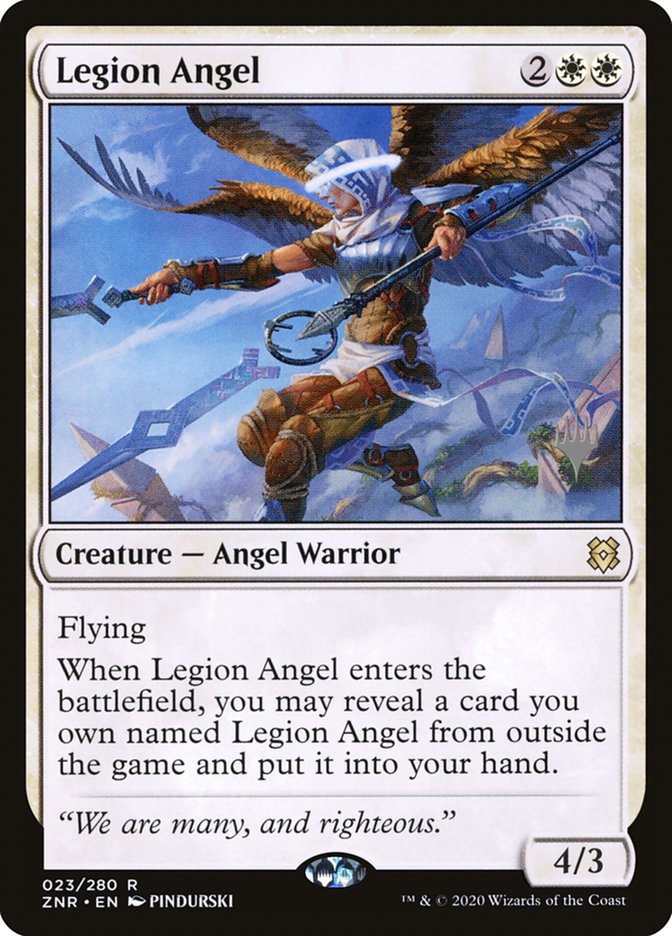 Legion Angel (Promo Pack) [Zendikar Rising Promos] | Game Haven TX