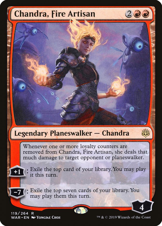 Chandra, Fire Artisan [War of the Spark] | Game Haven TX