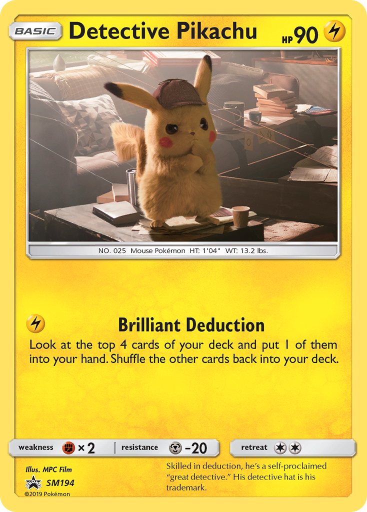 Detective Pikachu (SM194) [Sun & Moon: Black Star Promos] | Game Haven TX