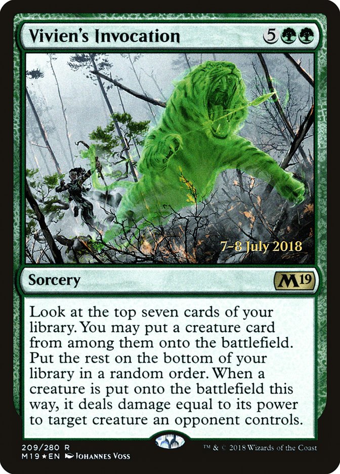 Vivien's Invocation [Core Set 2019 Promos] | Game Haven TX