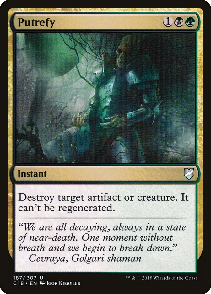 Putrefy [Commander 2018] | Game Haven TX