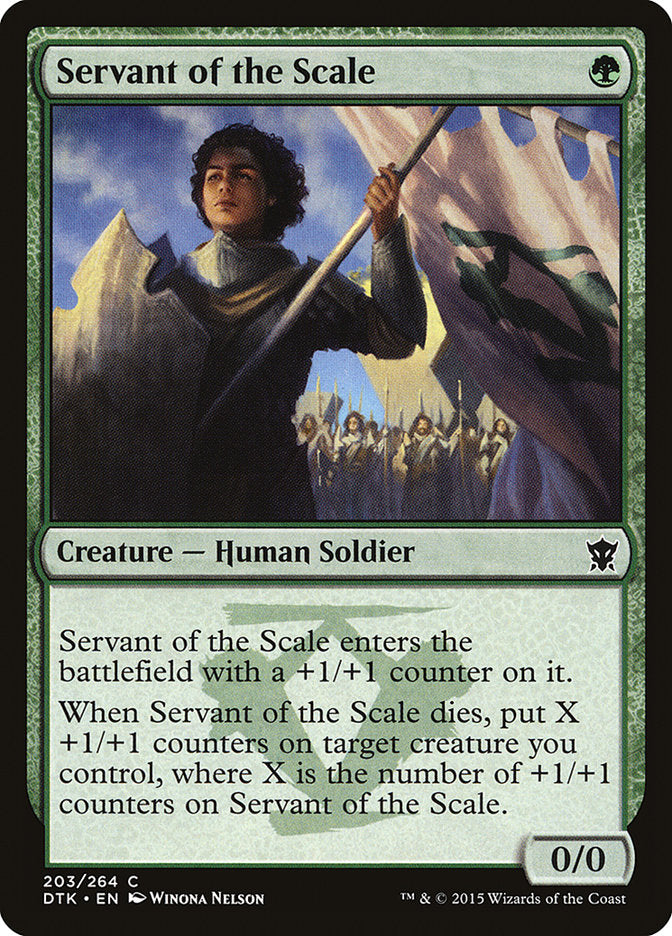 Servant of the Scale [Dragons of Tarkir] | Game Haven TX