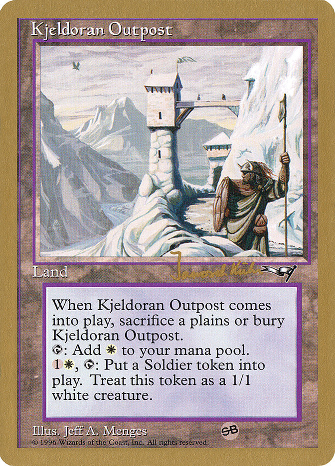 Kjeldoran Outpost (Janosch Kuhn) [World Championship Decks 1997] | Game Haven TX