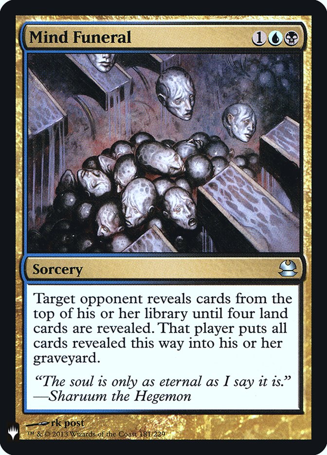 Mind Funeral [Mystery Booster] | Game Haven TX