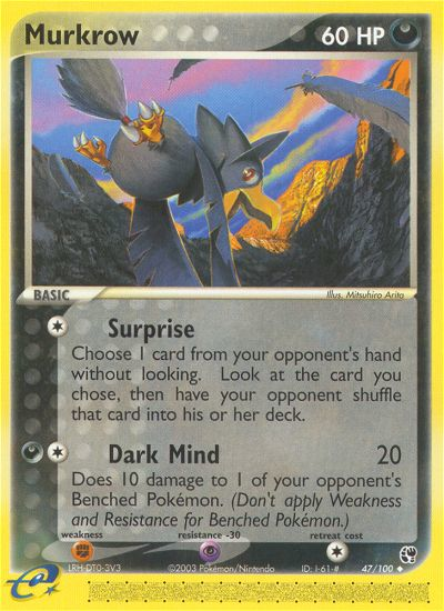 Murkrow (47/100) [EX: Sandstorm] | Game Haven TX