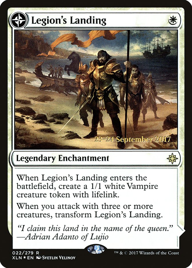 Legion's Landing // Adanto, the First Fort [Ixalan Promos] | Game Haven TX