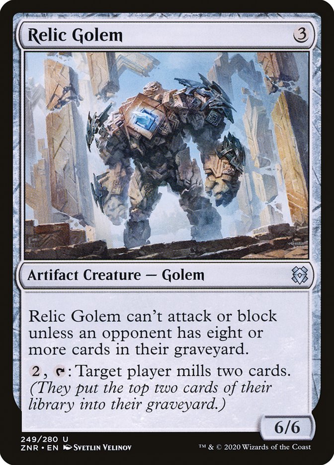 Relic Golem [Zendikar Rising] | Game Haven TX