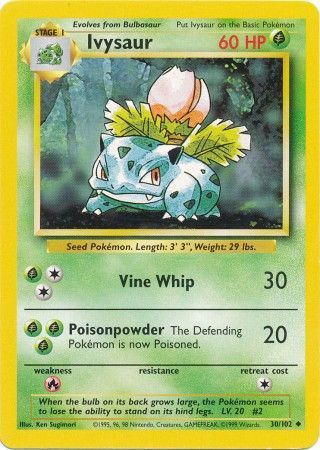 Ivysaur (30/102) [Base Set Unlimited] | Game Haven TX