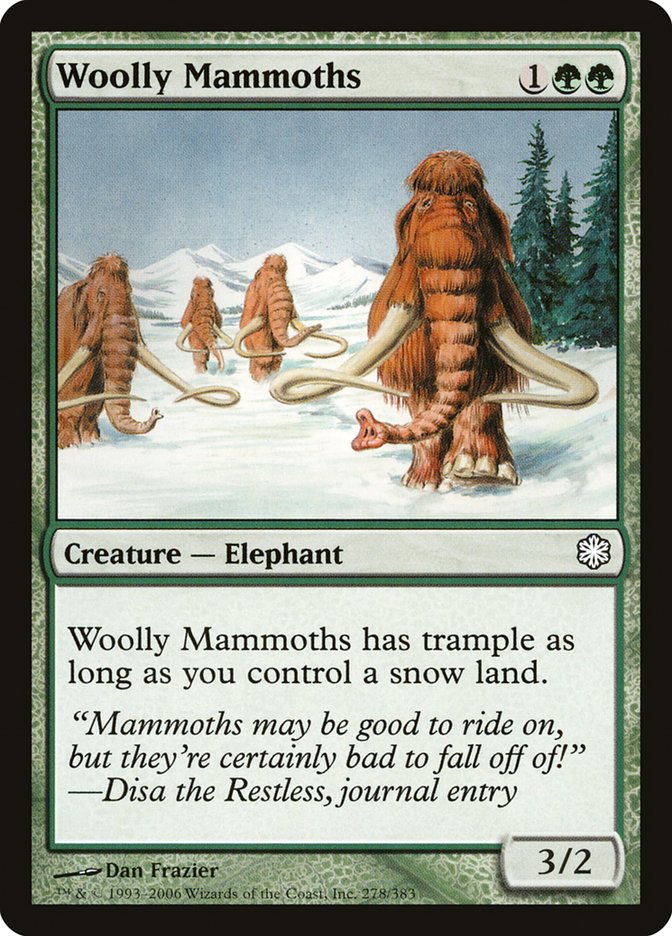 Woolly Mammoths [Coldsnap Theme Decks] | Game Haven TX