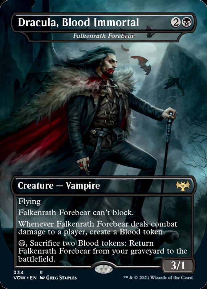 Falkenrath Forebear - Dracula, Blood Immortal [Innistrad: Crimson Vow] | Game Haven TX