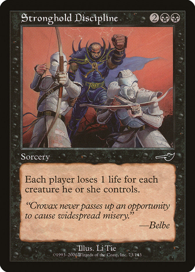 Stronghold Discipline [Nemesis] | Game Haven TX
