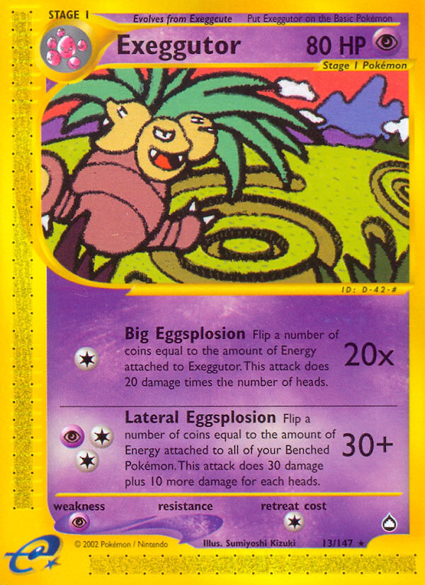 Exeggutor (13/147) [Aquapolis] | Game Haven TX