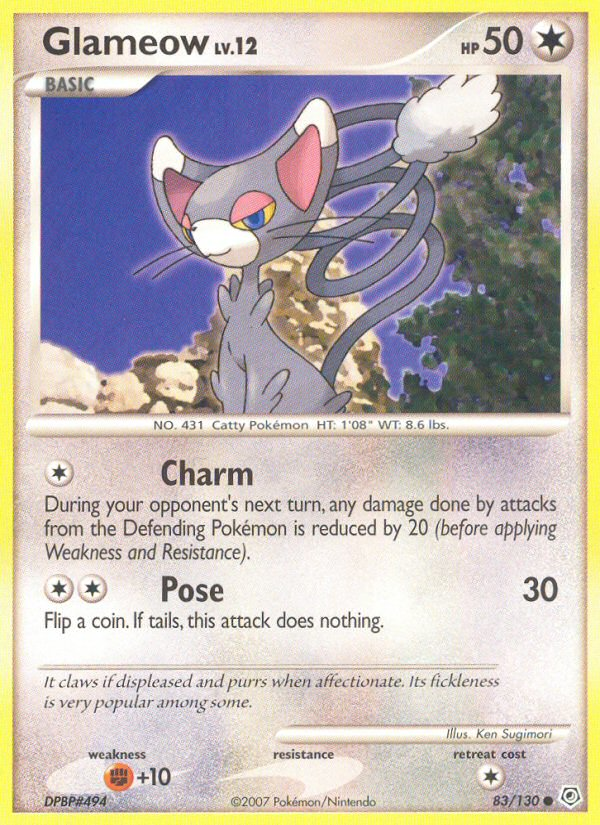 Glameow (83/130) [Diamond & Pearl: Base Set] | Game Haven TX