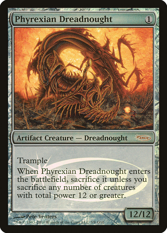 Phyrexian Dreadnought [Judge Gift Cards 2010] | Game Haven TX