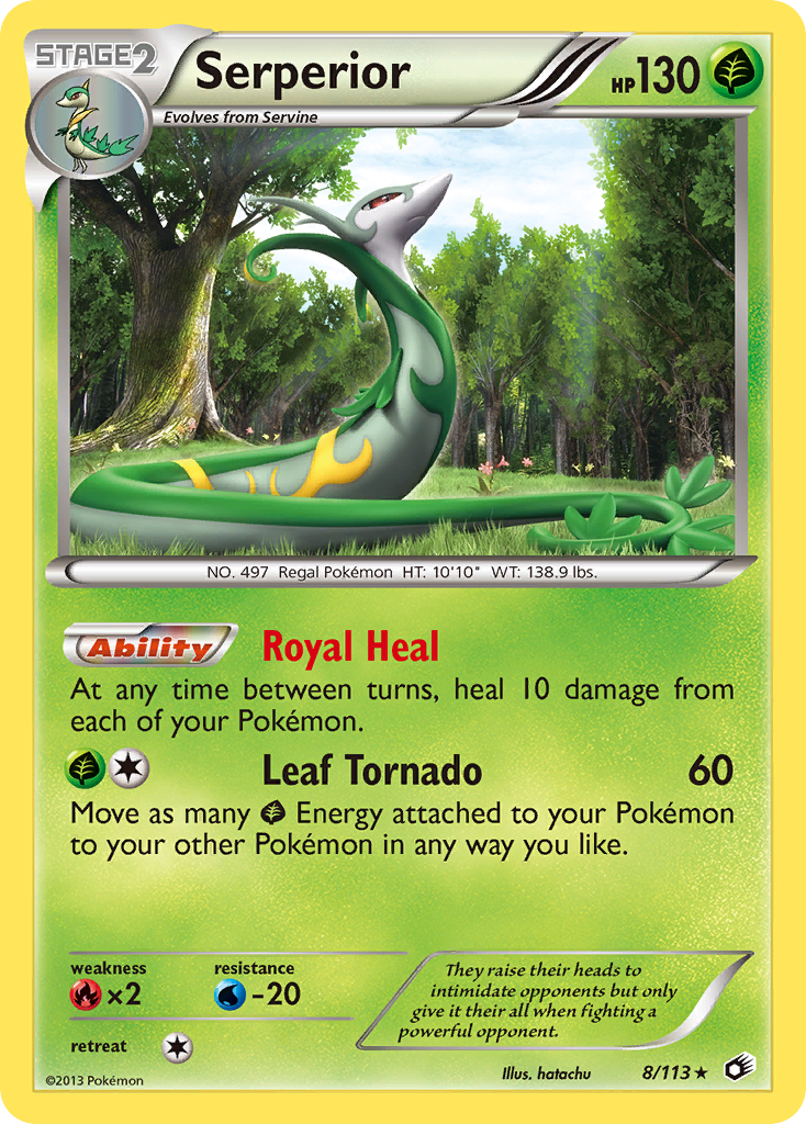 Serperior (8/113) [Black & White: Legendary Treasures] | Game Haven TX