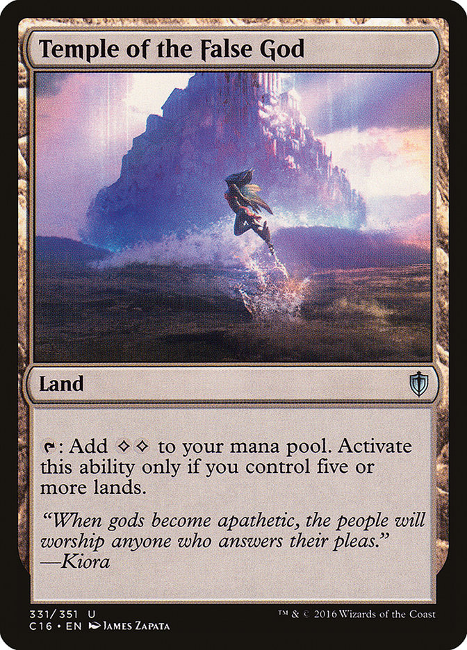 Temple of the False God [Commander 2016] | Game Haven TX